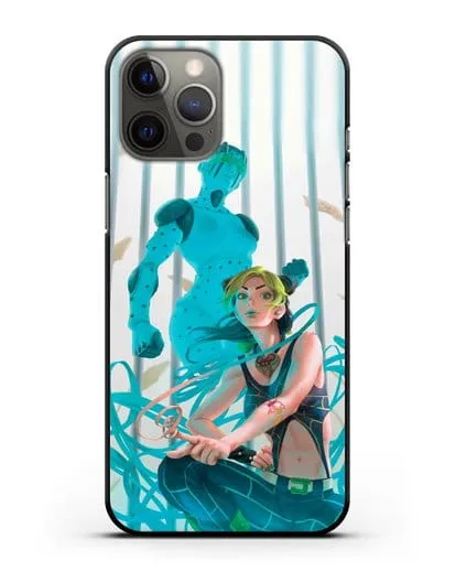 Чехол аниме Невероятные приключения Джо-Джо - Джолин силиконовый для iPhone 12 Pro Max