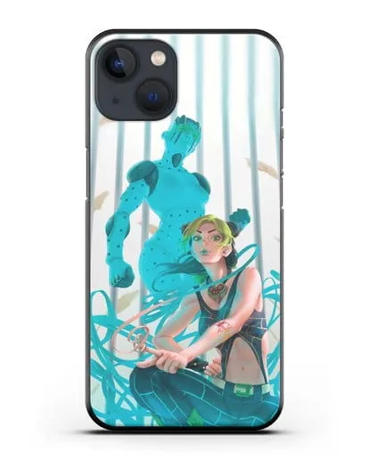 Чехол аниме Невероятные приключения Джо-Джо - Джолин силиконовый для iPhone 13
