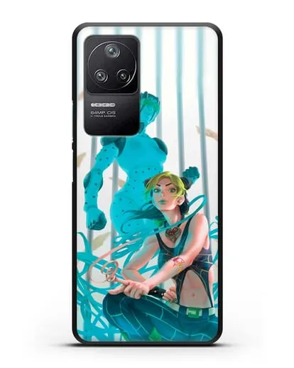 Чехол аниме Невероятные приключения Джо-Джо - Джолин силиконовый для Xiaomi Poco F4