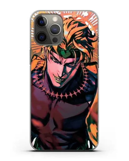 Чехол аниме Невероятные приключения Джо-Джо - Дио силиконовый для iPhone 12 Pro Max