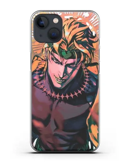 Чехол аниме Невероятные приключения Джо-Джо - Дио силиконовый для iPhone 13 Mini