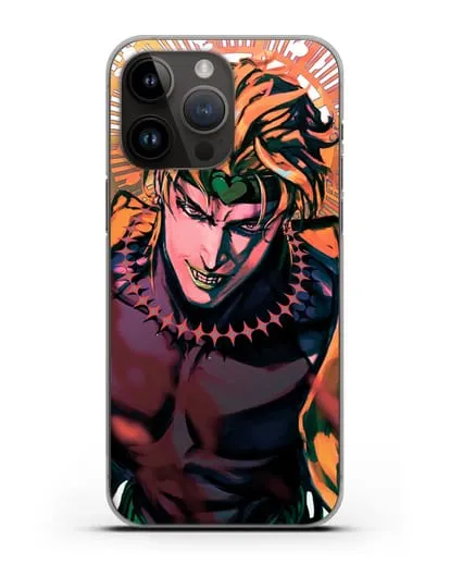 Чехол аниме Невероятные приключения Джо-Джо - Дио силиконовый для iPhone 14 Pro Max