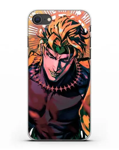 Чехол аниме Невероятные приключения Джо-Джо - Дио силиконовый для iPhone SE 2020