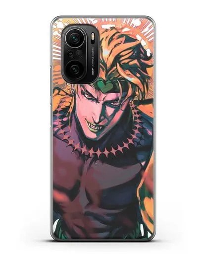 Чехол аниме Невероятные приключения Джо-Джо - Дио силиконовый для Xiaomi Poco F3