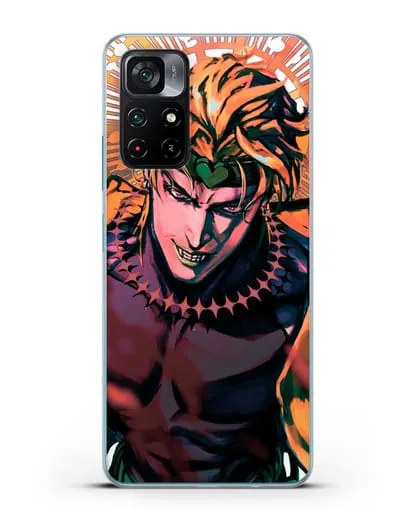 Чехол аниме Невероятные приключения Джо-Джо - Дио силиконовый для Xiaomi Poco M4 Pro 5G