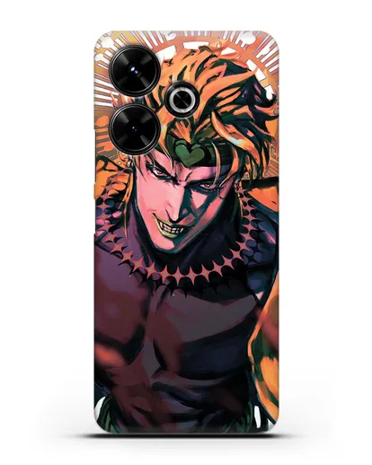 Чехол аниме Невероятные приключения Джо-Джо - Дио силиконовый для Xiaomi Poco M6