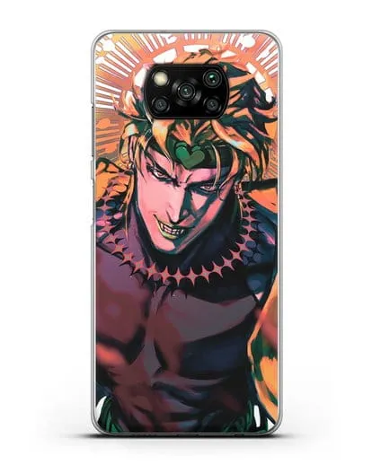 Чехол аниме Невероятные приключения Джо-Джо - Дио силиконовый для Xiaomi Poco X3