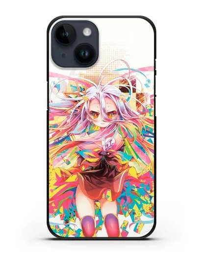 Чехол аниме Нет игры - нет жизни - Широ силиконовый для iPhone 14