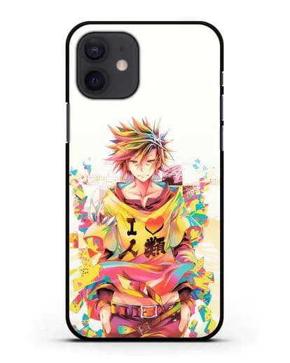Чехол аниме Нет игры - нет жизни - Сора силиконовый для iPhone 12