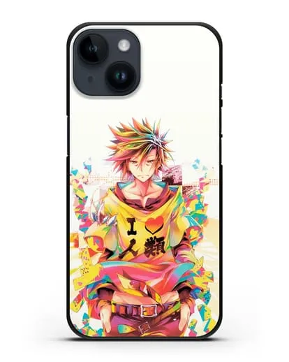 Чехол аниме Нет игры - нет жизни - Сора силиконовый для iPhone 14