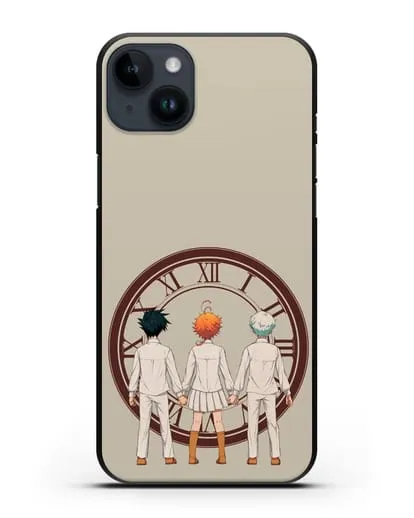 Чехол аниме Обещанный Неверленд - Игра на скорость силиконовый для iPhone 14 Plus