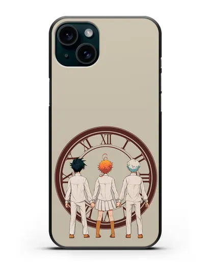 Чехол аниме Обещанный Неверленд - Игра на скорость силиконовый для iPhone 15 Plus