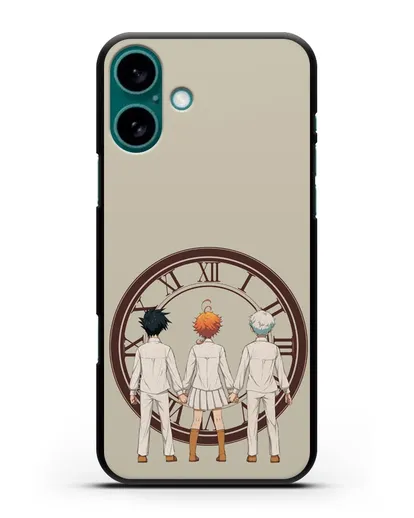 Чехол аниме Обещанный Неверленд - Игра на скорость силиконовый для iPhone 16 Plus