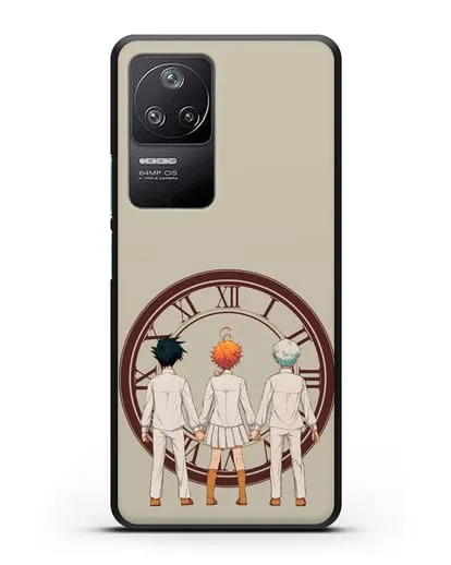 Чехол аниме Обещанный Неверленд - Игра на скорость силиконовый для Xiaomi Poco F4