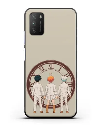 Чехол аниме Обещанный Неверленд - Игра на скорость силиконовый для Xiaomi Poco M3