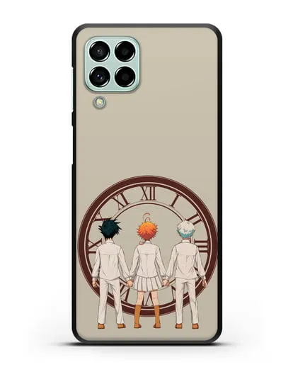 Чехол аниме Обещанный Неверленд - Игра на скорость силиконовый для Samsung Galaxy M53 [SM-M536]