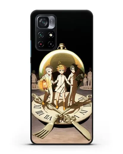 Чехол аниме Обещанный Неверленд - Игра на выживание силиконовый для Xiaomi Poco M4 Pro 5G