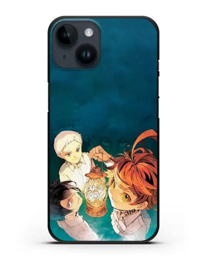 Чехол аниме Обещанный Неверленд - В свете фонаря силиконовый для iPhone 14