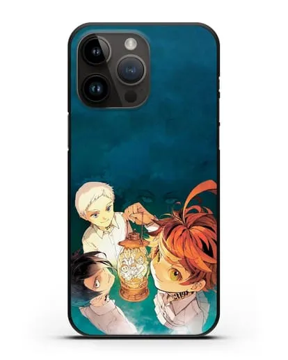 Чехол аниме Обещанный Неверленд - В свете фонаря силиконовый для iPhone 14 Pro Max