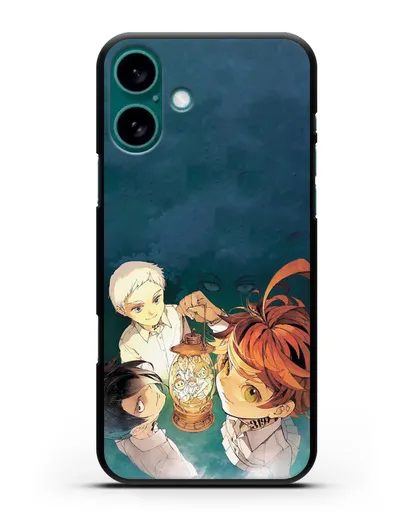 Чехол аниме Обещанный Неверленд - В свете фонаря силиконовый для iPhone 16 Plus