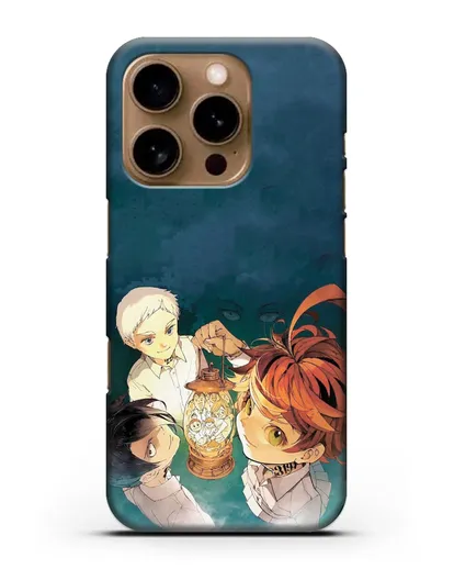 Чехол аниме Обещанный Неверленд - В свете фонаря силиконовый для iPhone 16 Pro