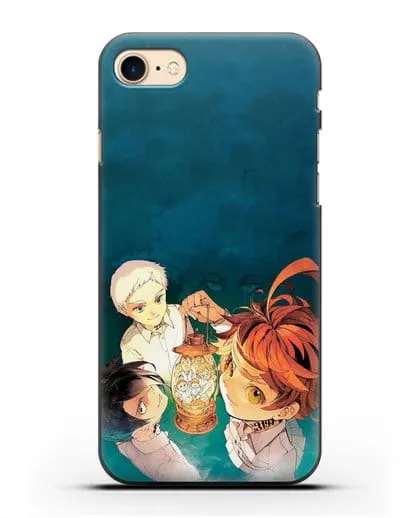 Чехол аниме Обещанный Неверленд - В свете фонаря силиконовый для iPhone 8