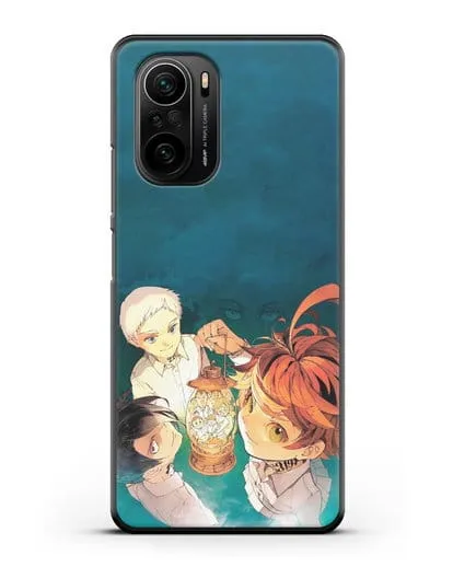 Чехол аниме Обещанный Неверленд - В свете фонаря силиконовый для Xiaomi Poco F3