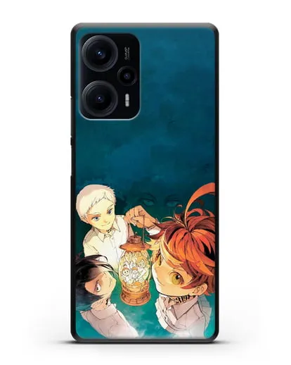 Чехол аниме Обещанный Неверленд - В свете фонаря силиконовый для Xiaomi Poco F5