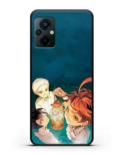 Чехол аниме Обещанный Неверленд - В свете фонаря силиконовый для Xiaomi Poco M5