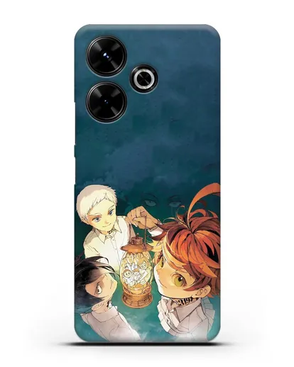 Чехол аниме Обещанный Неверленд - В свете фонаря силиконовый для Xiaomi Poco M6