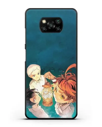 Чехол аниме Обещанный Неверленд - В свете фонаря силиконовый для Xiaomi Poco X3