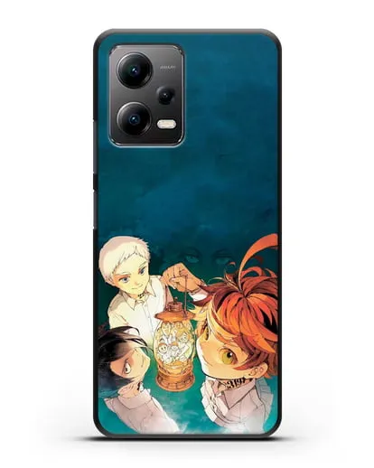 Чехол аниме Обещанный Неверленд - В свете фонаря силиконовый для Xiaomi Poco X5