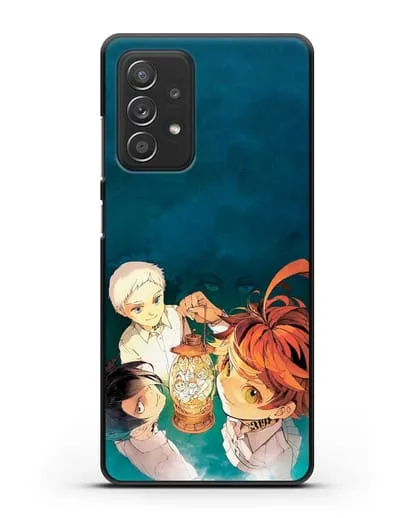 Чехол аниме Обещанный Неверленд - В свете фонаря силиконовый для Samsung Galaxy A53