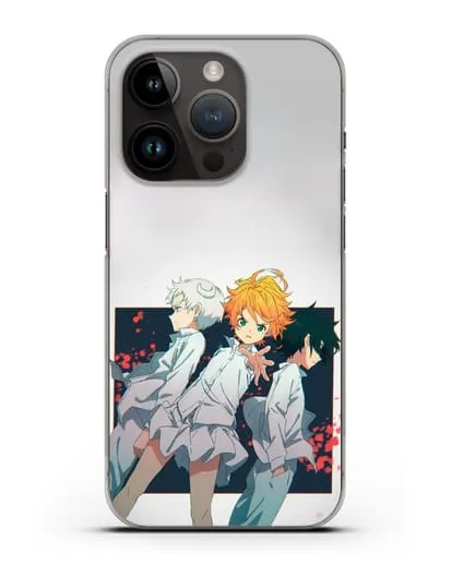 Чехол аниме Обещанный Неверленд - Особенные силиконовый для iPhone 14 Pro