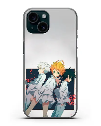 Чехол аниме Обещанный Неверленд - Особенные силиконовый для iPhone 15