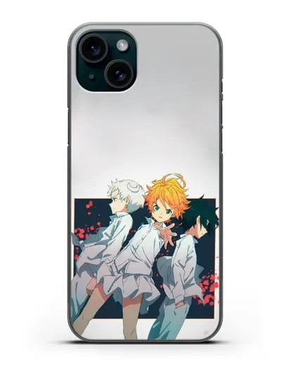 Чехол аниме Обещанный Неверленд - Особенные силиконовый для iPhone 15 Plus