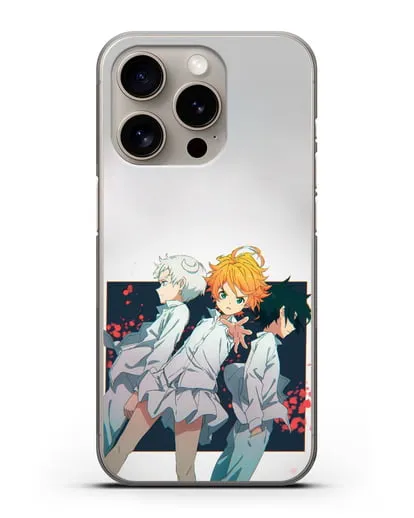 Чехол аниме Обещанный Неверленд - Особенные силиконовый для iPhone 15 Pro