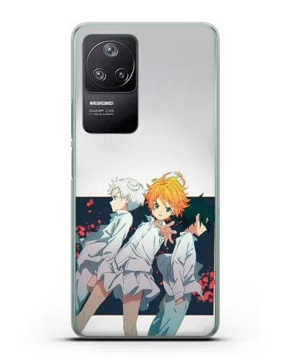 Чехол аниме Обещанный Неверленд - Особенные силиконовый для Xiaomi Poco F4