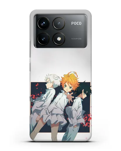 Чехол аниме Обещанный Неверленд - Особенные силиконовый для Xiaomi Poco F6 Pro