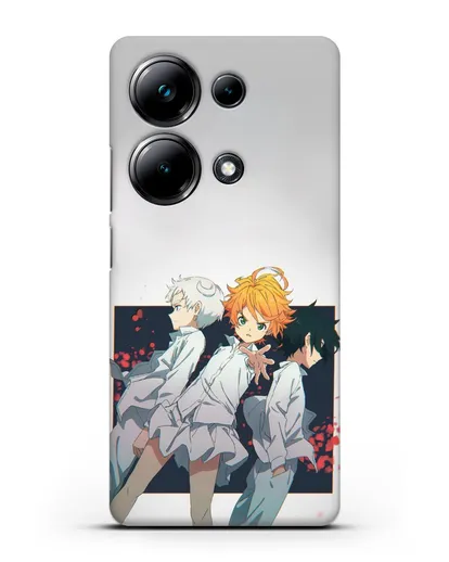 Чехол аниме Обещанный Неверленд - Особенные силиконовый для Xiaomi Poco M6 Pro