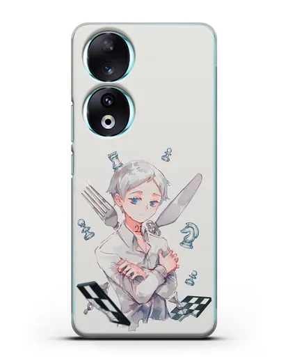 Чехол аниме Обещанный Неверленд - Норман силиконовый для Honor 90