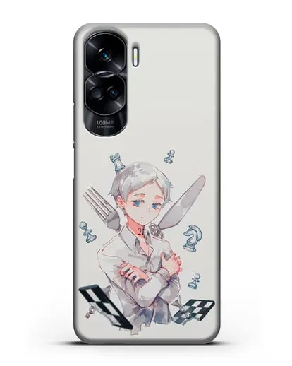 Чехол аниме Обещанный Неверленд - Норман силиконовый для Honor 90 Lite