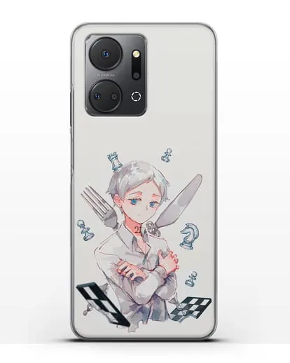 Чехол аниме Обещанный Неверленд - Норман силиконовый для Honor X7a