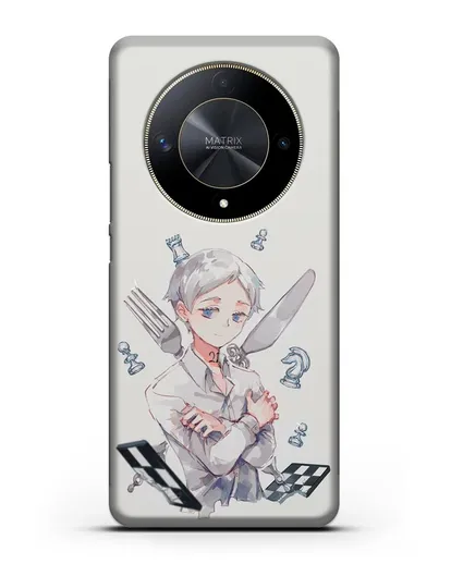Чехол аниме Обещанный Неверленд - Норман силиконовый для Honor X9b