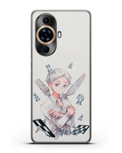 Чехол аниме Обещанный Неверленд - Норман силиконовый для Huawei Nova 11 Pro