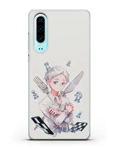 Чехол аниме Обещанный Неверленд - Норман силиконовый для Huawei P30