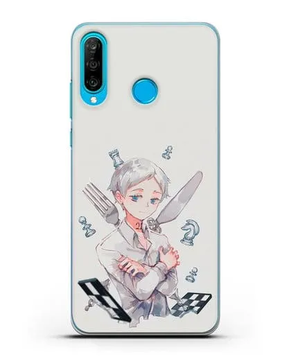 Чехол аниме Обещанный Неверленд - Норман силиконовый для Huawei P30 Lite