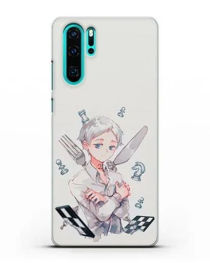 Чехол аниме Обещанный Неверленд - Норман силиконовый для Huawei P30 Pro