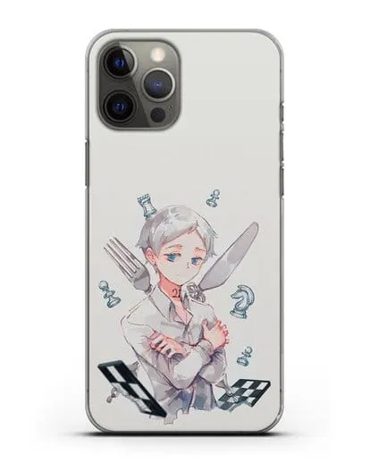 Чехол аниме Обещанный Неверленд - Норман силиконовый для iPhone 12 Pro Max