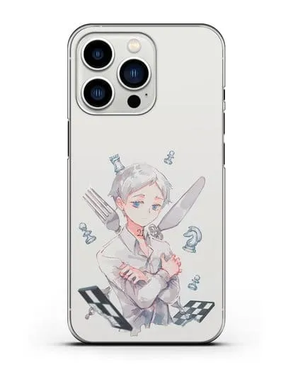 Чехол аниме Обещанный Неверленд - Норман силиконовый для iPhone 13 Pro